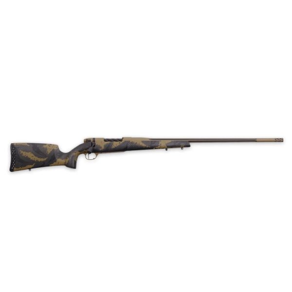 Weatherby Mark V Apex Rifle 6.5 Wby Rpm 4rd Magazine 24" Barrel Tan and Brown with Muzzle Brake