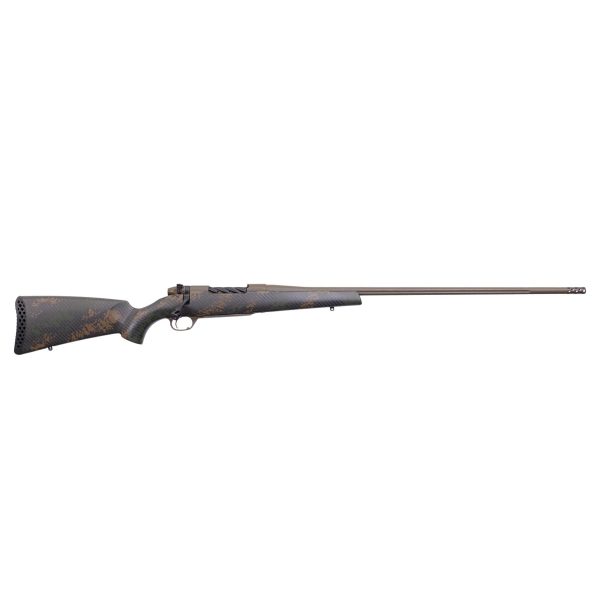 Weatherby Mark V Backcountry 2.0 257 Wby. Mag Rifle 3rd Magazine 26" Barrel Synthetic Stock Brown and Green