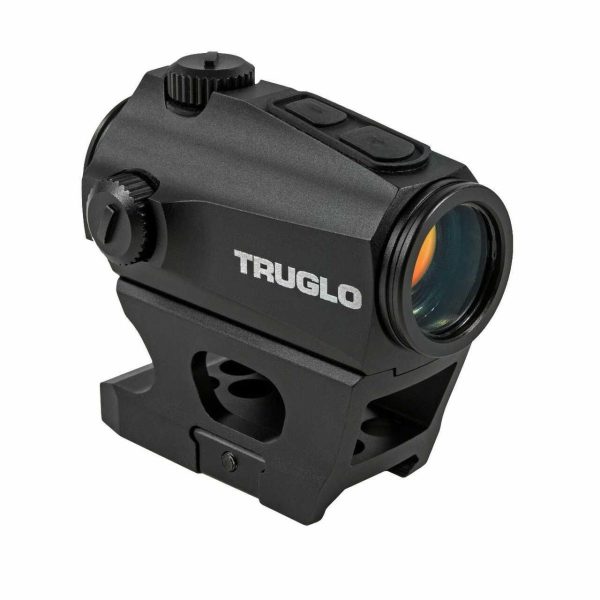 Truglo Ignite Mini Red Dot Sight with High and Low Mount- 22mm 2 MOA Green Dot