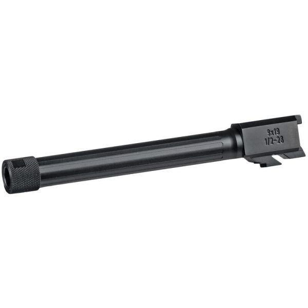 Canik Full Size Barrel 1/2-28 Threaded Fluted Black for Canik TP9 SFX/SFL