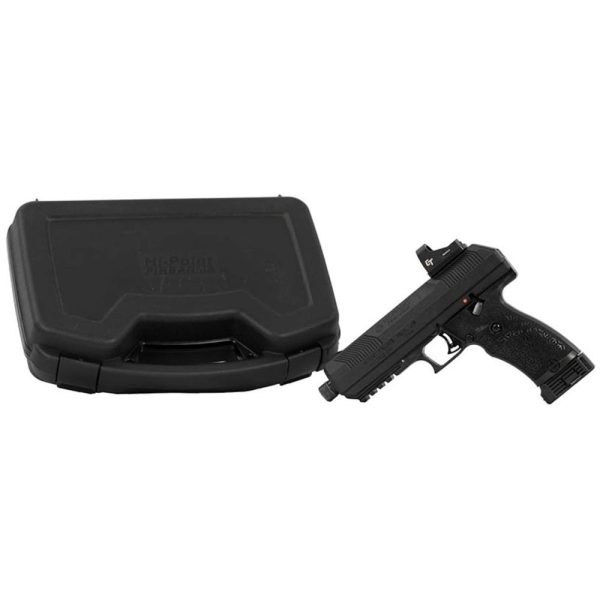 HiPoint JXP Handgun 10mm 10rd Magazine 5.2" Threaded Barrel Black with Crimson Trace Red Dot Sight and Case