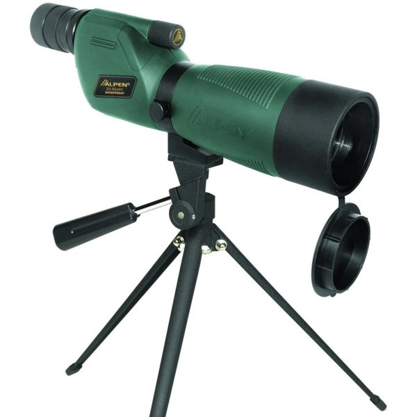 Alpen Kodiak Spotting Scope 20-60X60 Waterproof, Case, Tripod  Green