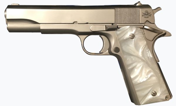 ROCK ISLAND ARMORY M1911-A1 GI 45ACP 5" NICKEL