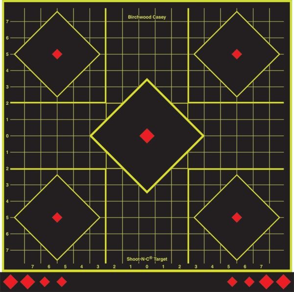 Birchwood Casey Shoot-N-C Sight-In Targets 17.75" 5/Pack