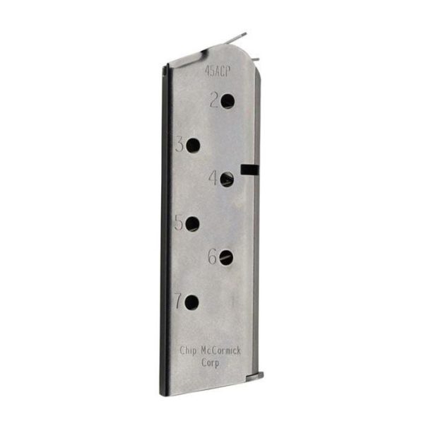 Chip McCormick Shooting Star M1911 Handgun Magazine .45 ACP Stainless Steel 8/rd