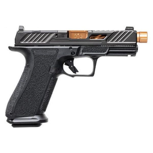 Shadow Systems XR920 Elite Optic Cut Handgun 9mm Luger 17rd Magazine 5.5" Threaded Bronze Barrel Black Grip