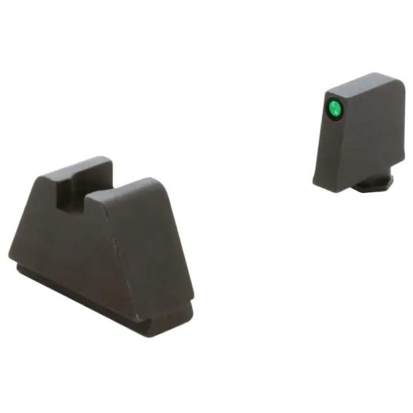 Ameriglo 4XL Tritium Night Sight Set for Glock Green Front Black